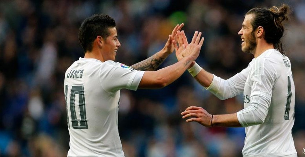 Bale, James, festejan, gol, Real Madrid
