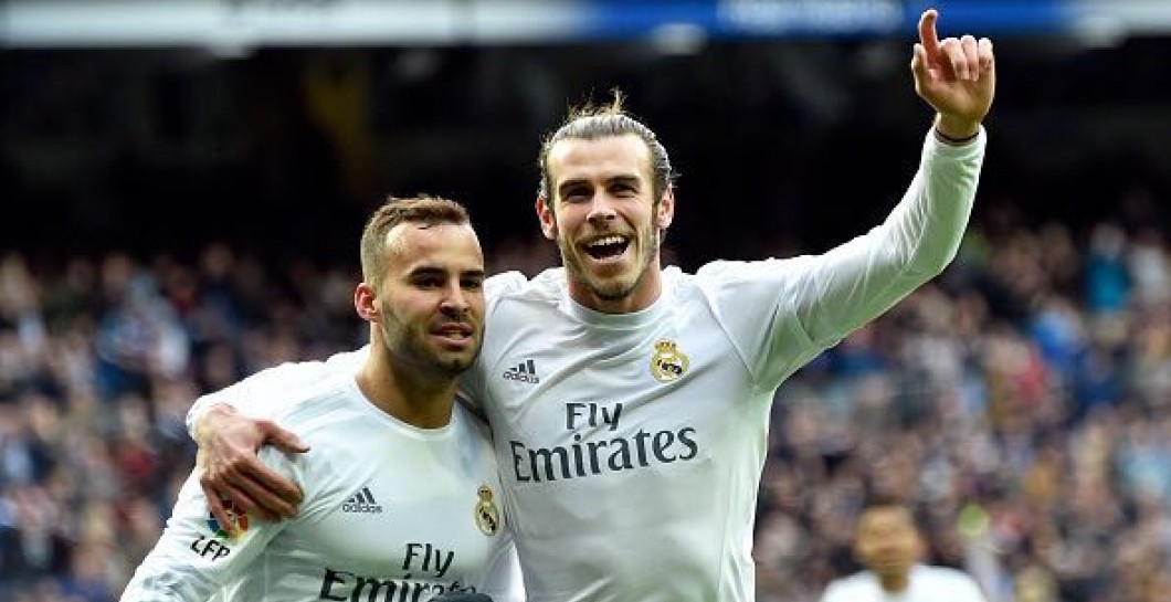 Bale celebra con Jesé ante el Celta