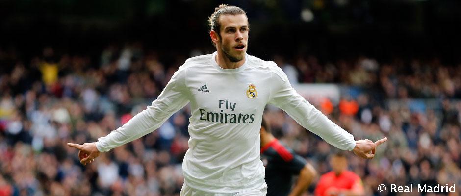 Bale celebra su gol al Celta de Vigo