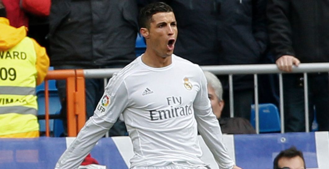 Cristiano Ronaldo, grita, gol, Real Madrid