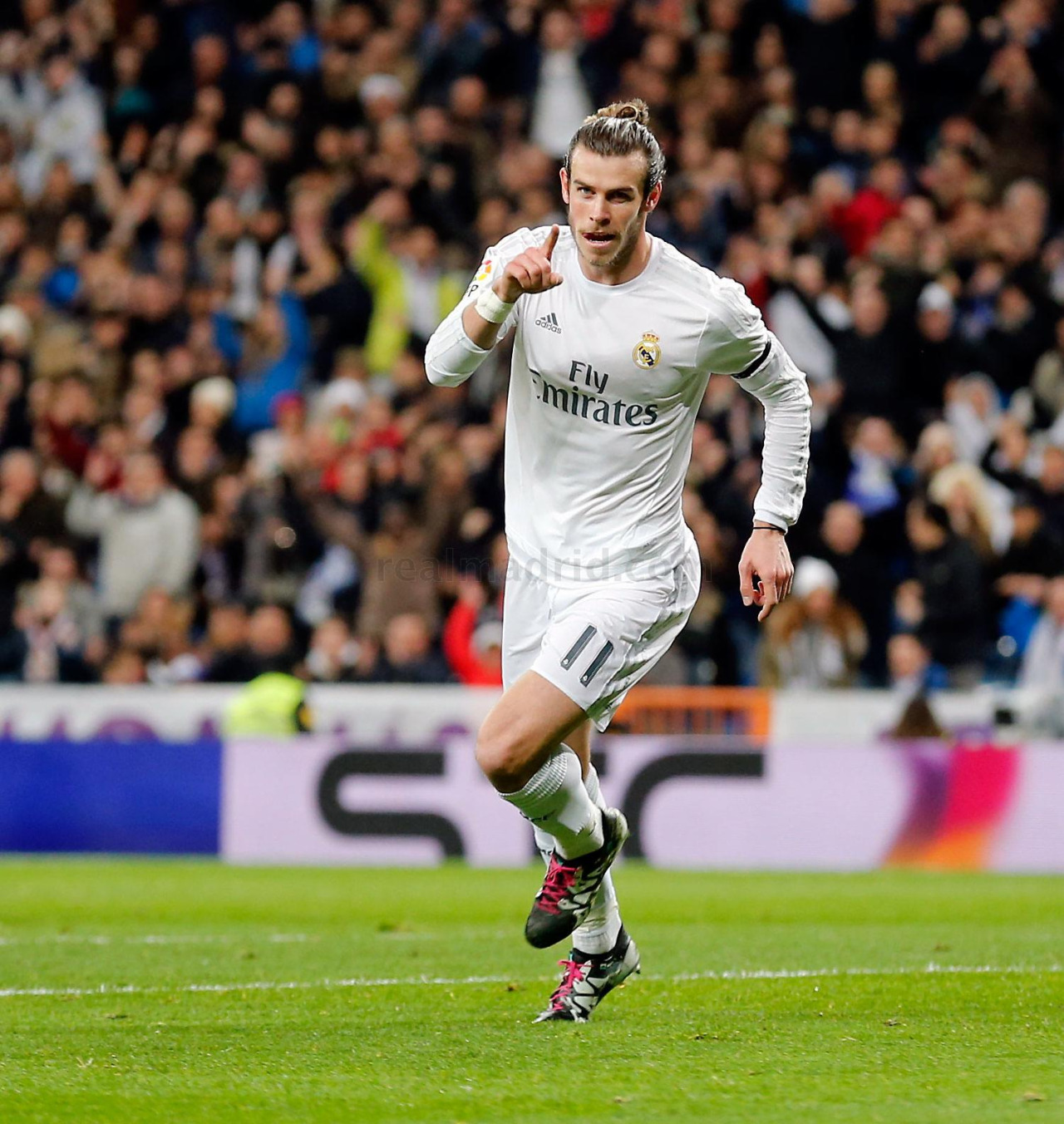 Gareth Bale, dedo, celebración, gol