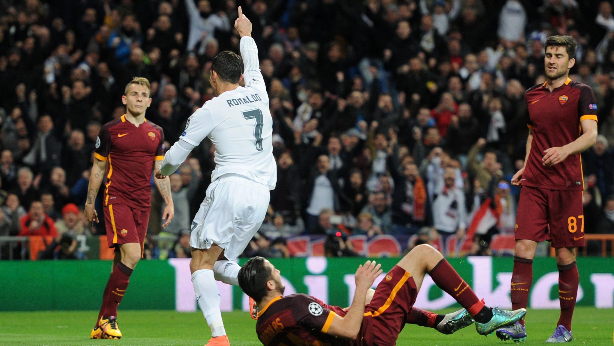 Gol Cristiano Ronaldo Roma
