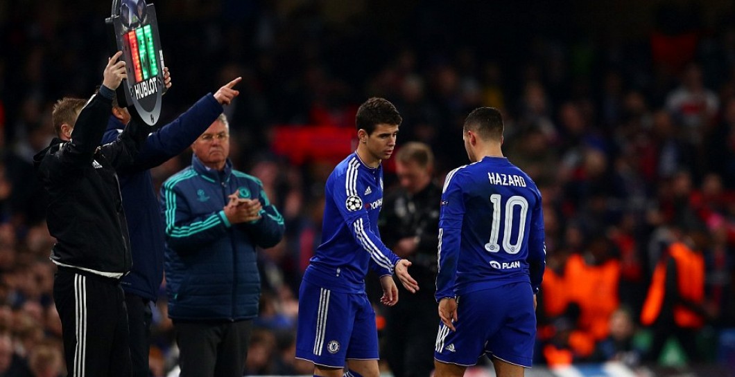Eden Hazard es sustituido con el Chelsea