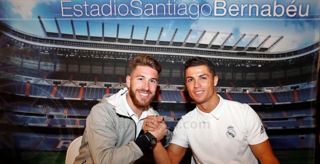 Cristiano Ronaldo, Sergio Ramos, autógrafos, Las Palmas