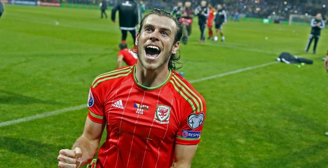 Gareth Bale, Gales, celebración, Eurocopa 2016