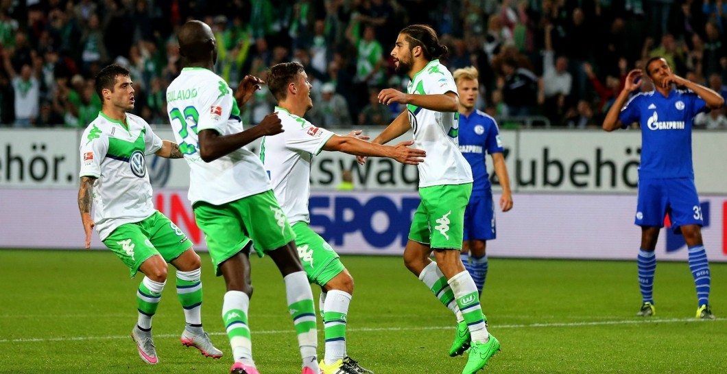 Wolfsburgo, gol, celebración