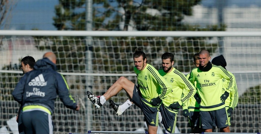 Bale, Nacho, Pepe, entrenamiento