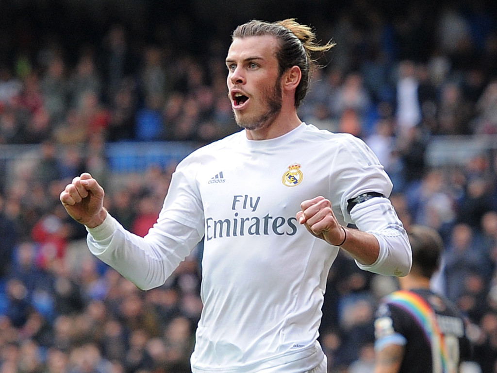 Bale celebra gol contra el Rayo