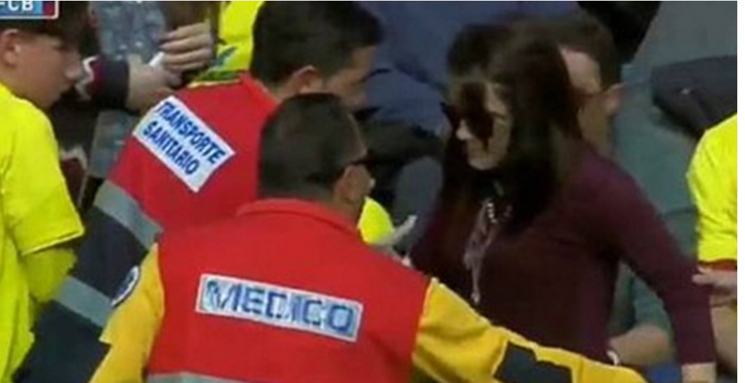 Raquel, la madridista a la que Messi le rompió un brazo de un pelotazo