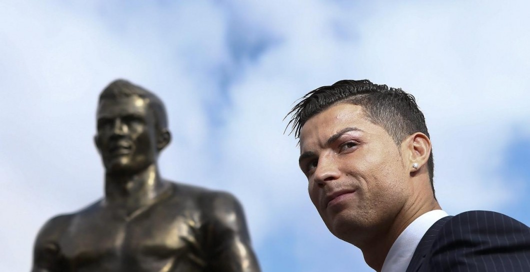 Cristiano Ronaldo, estatua, Madeira, Portugal