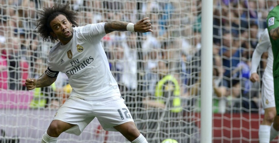 Marcelo, celebra, gol