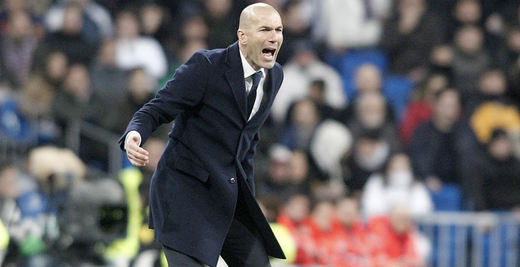 Zidane grita banda Bernabéu
