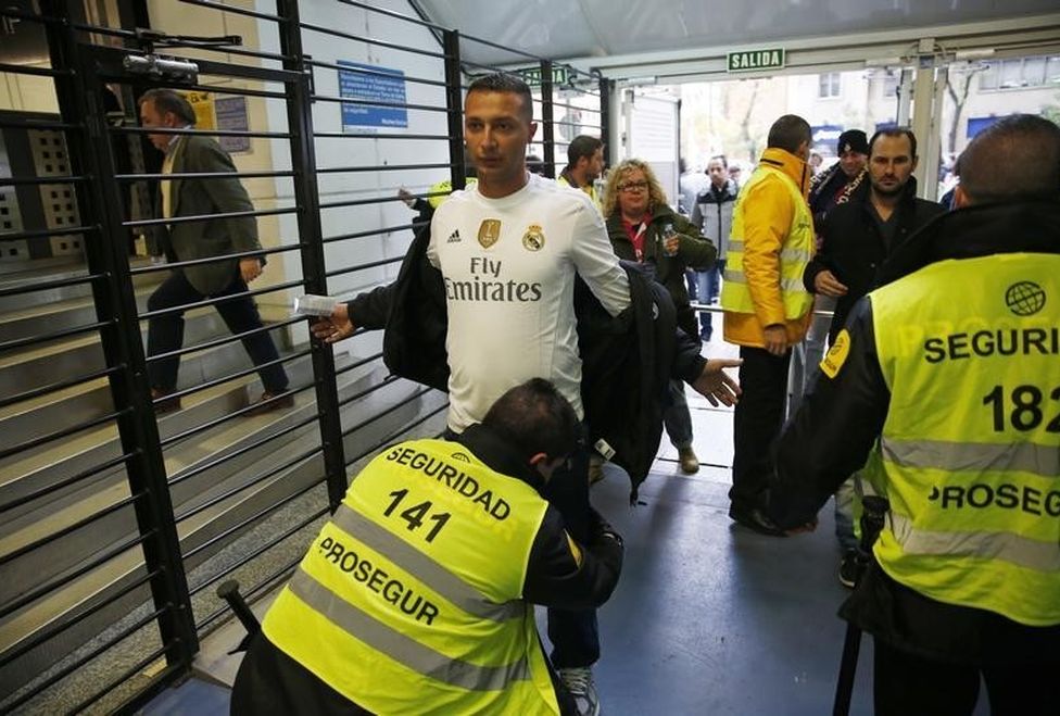 Seguridad Santiago Bernabéu