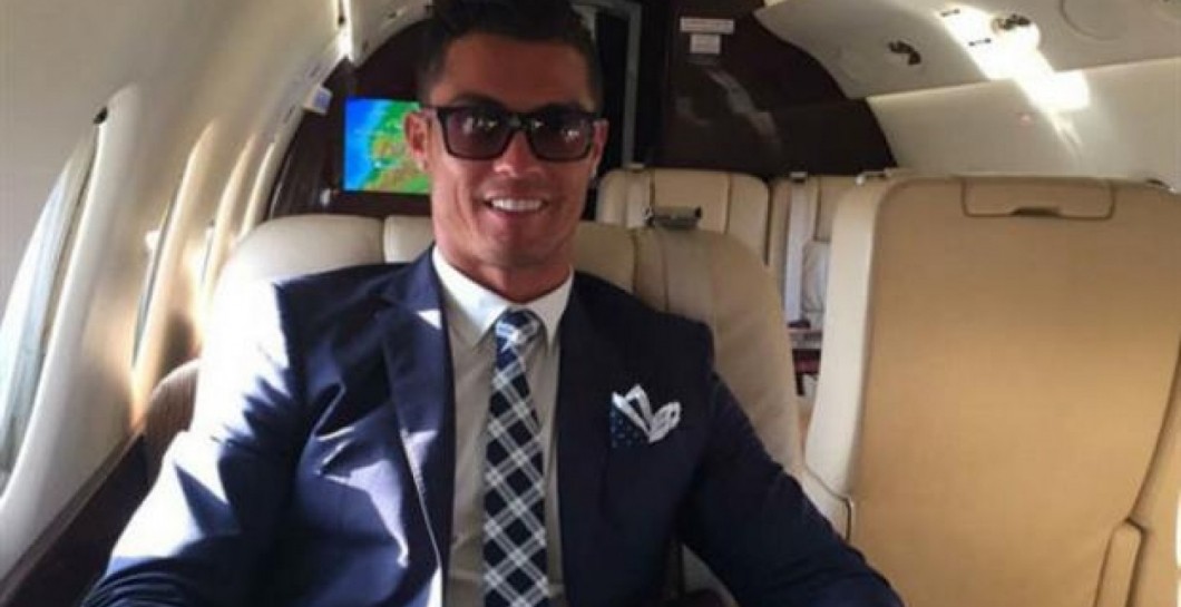 Cristiano Ronaldo, avión
