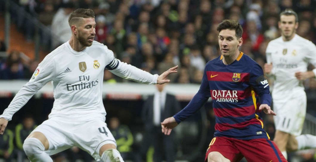 Messi y Ramos partido Bernabéu