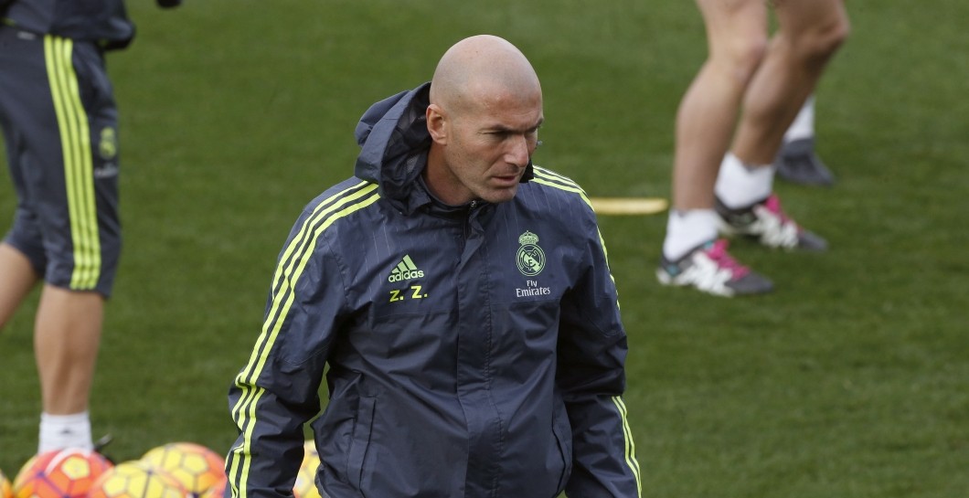 Zidane, entrenamiento, Real Madrid