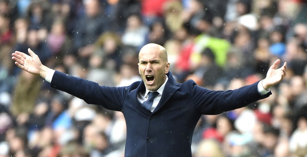 Zidane, grita, Santiago Bernabéu