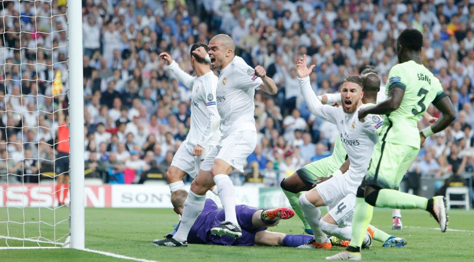 Pepe, Ramos, Manchester City