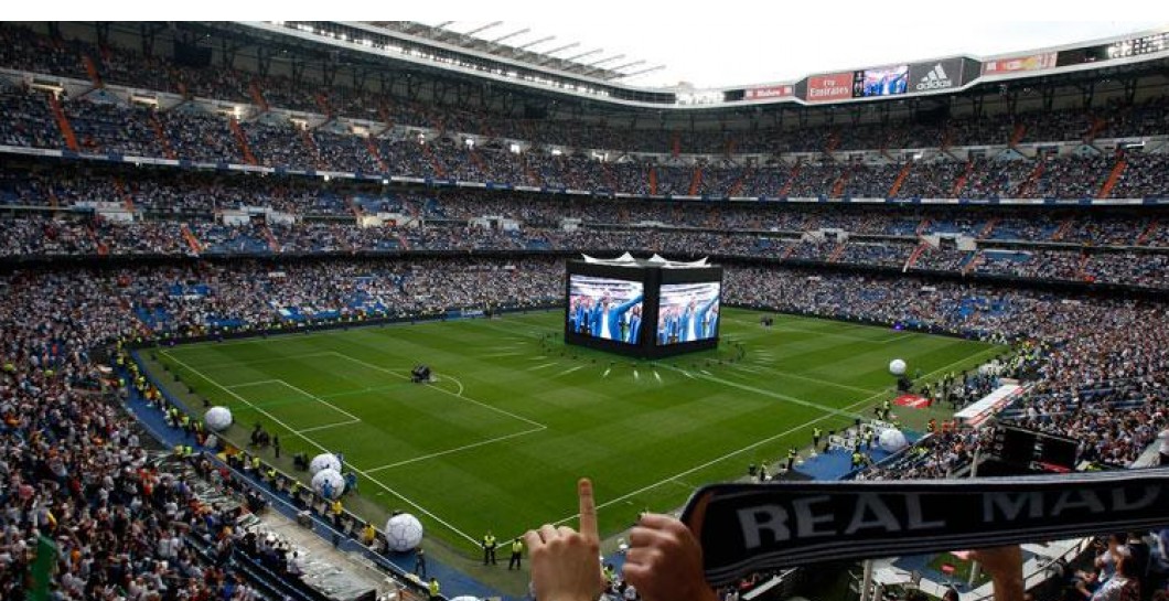 Bernabéu, pantallas, final, de, champions