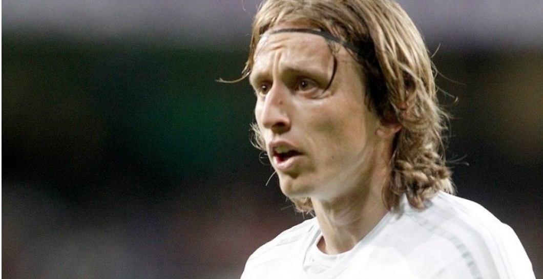Luka Modric en un partido de esta temporada