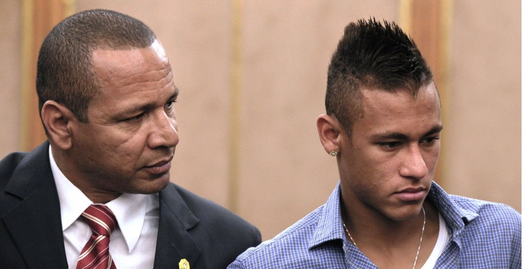 Neymar Jr. y su padre 