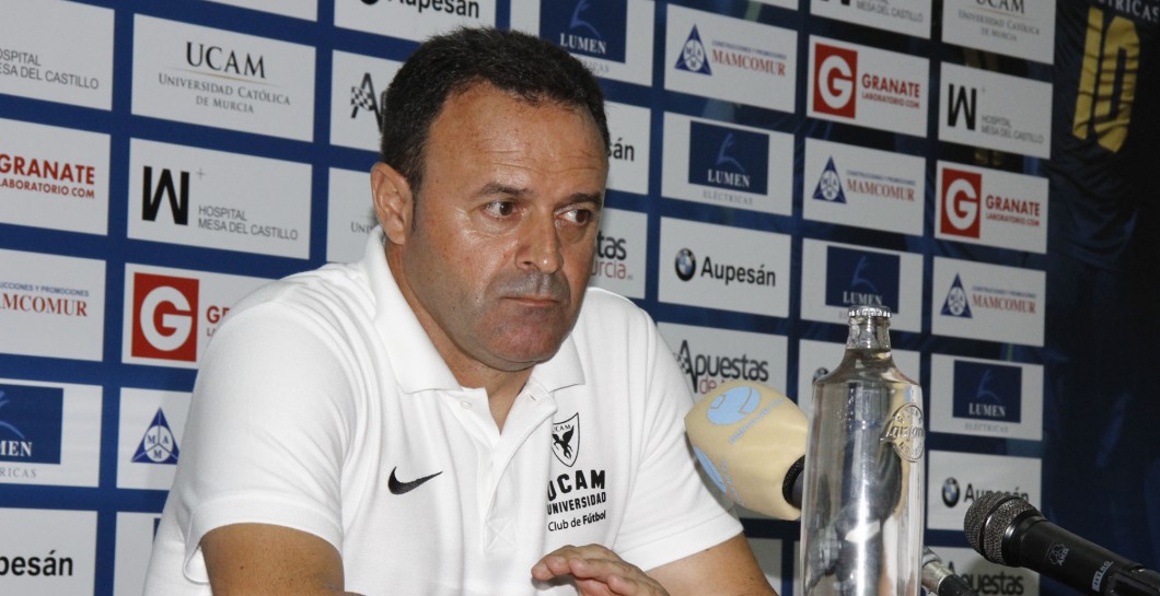 José María Salmerón, el entrenador del UCAM Murcia