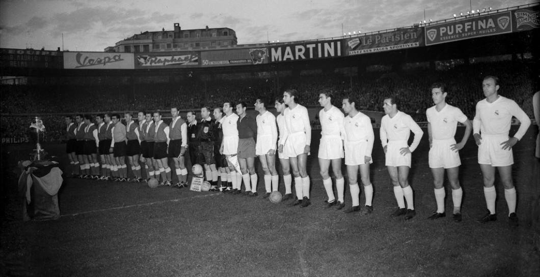 Imagen de la final de la Copa de Europa disputada en 1966