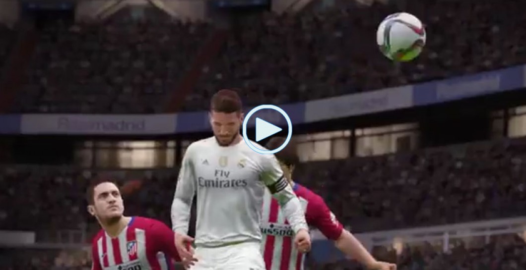 Así se ve el golazo de Ramos en Lisboa en el 'FIFA 16'