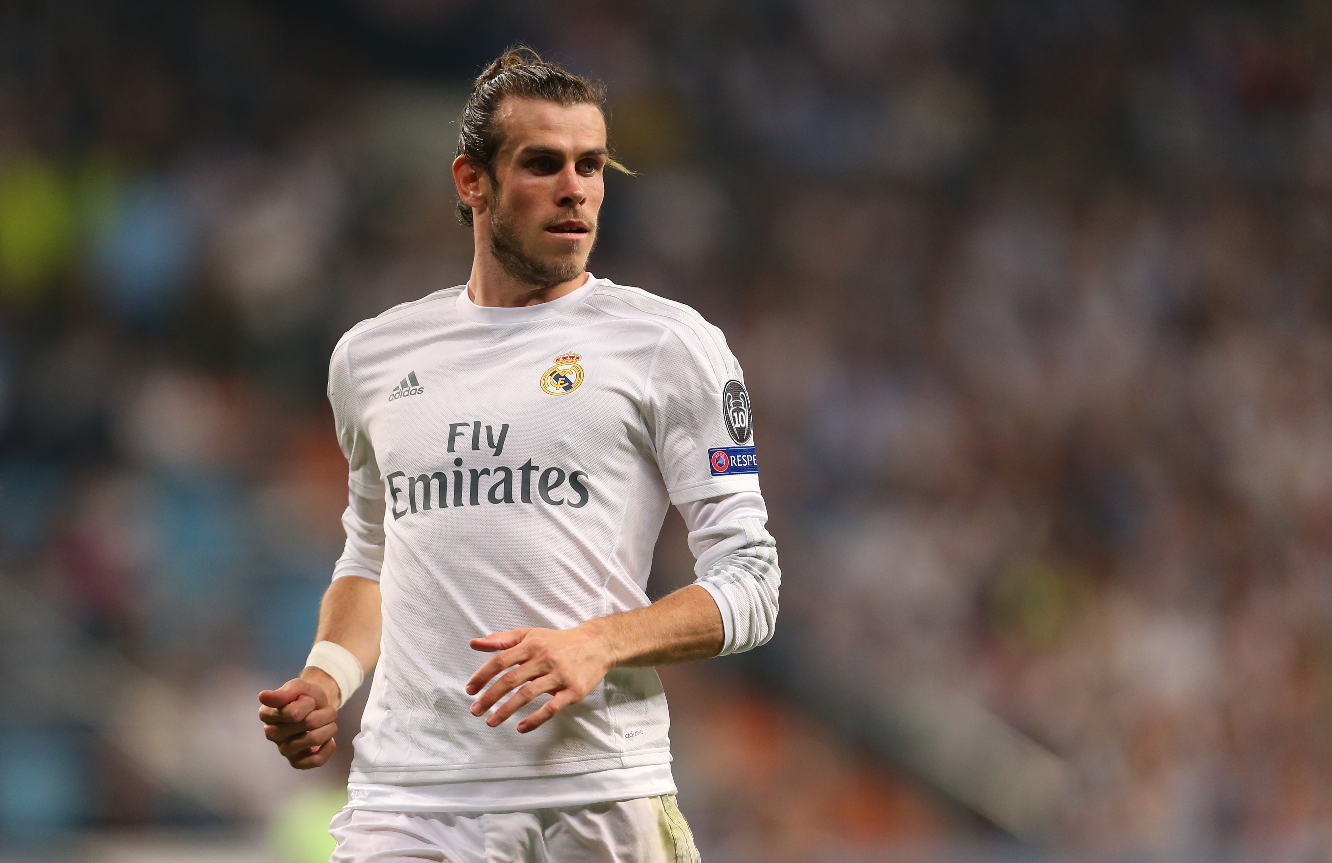 Gareth Bale en un partido de Champions