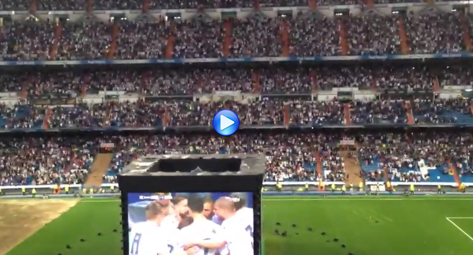 Así se ha vivido el gol de Ramos en el Bernabéu