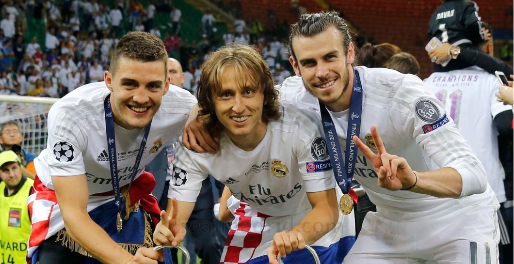 Mateo Kovacic, Luka Modric, Gareth Bale