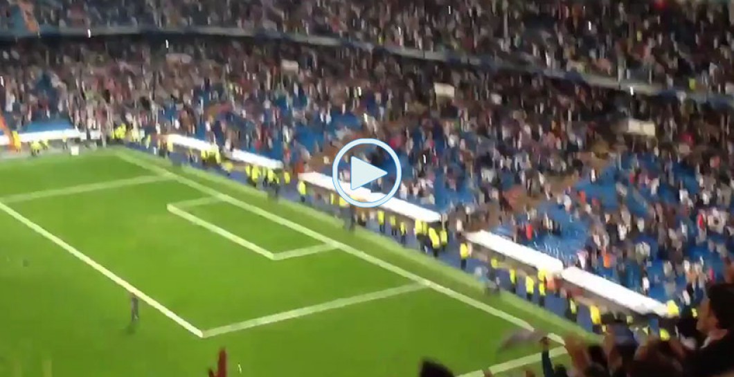 Así se vivió el gol de Cristiano en el Santiago Bernabéu
