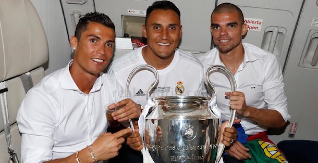 Cristiano, Keylor Navas, Pepe, Champions