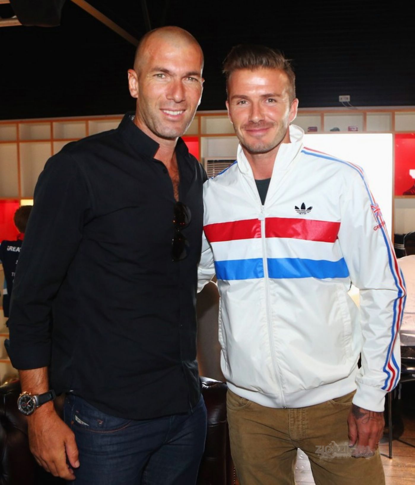 Zinedine Zidane, David Beckham