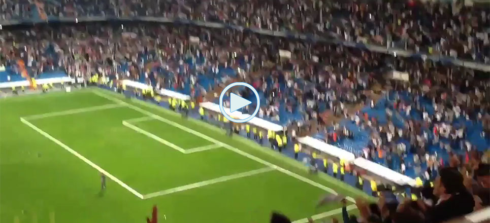 Así se vivió el gol de Cristiano en el Santiago Bernabéu