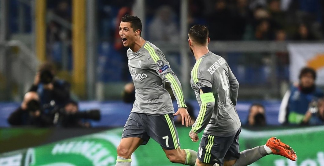 Cristiano Ronaldo, gol, Roma, Liga de Campeones