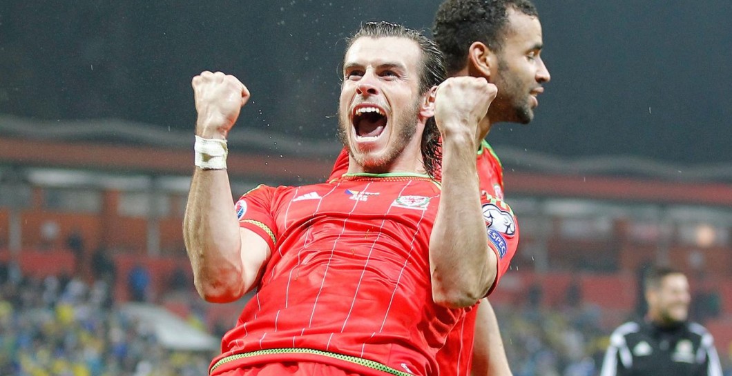 Gareth Bale con Gales