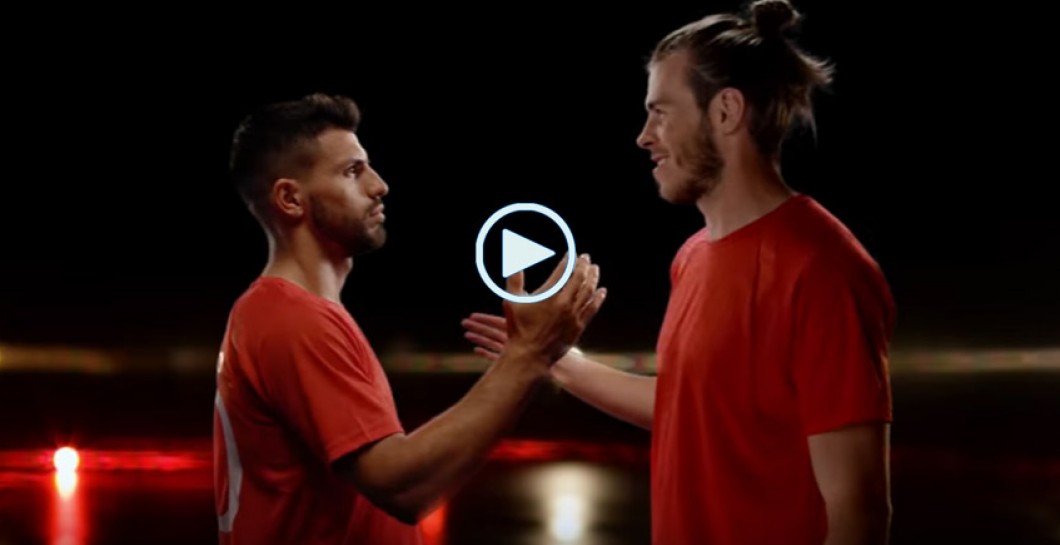 Bale y Agüero en el último anuncio de Nissan