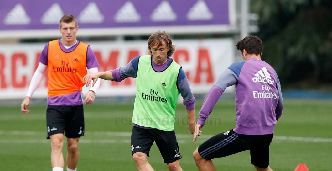 Modric ya ha vuelto a entrenar con el equipo