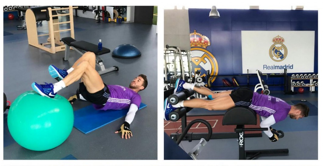 Sergio Ramos sigue evolucionando positivamente de su lesión