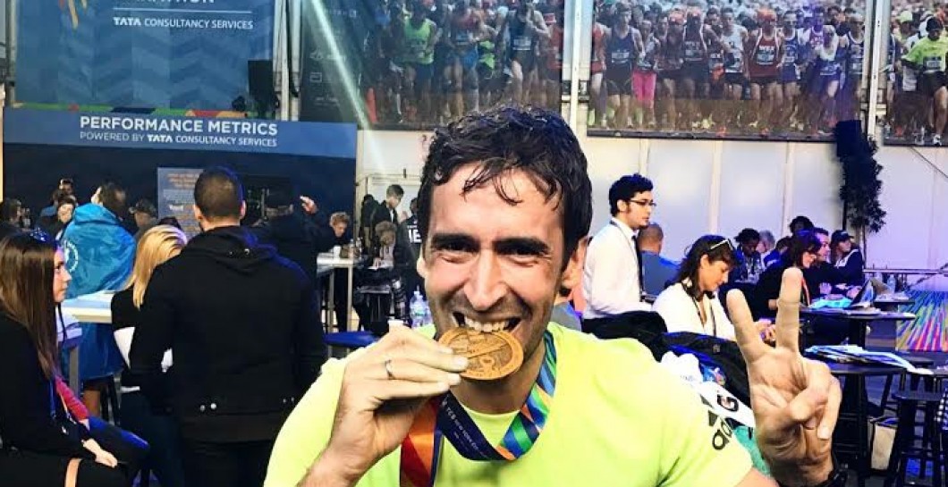 Raúl González tras correr la maratón de Nueva York