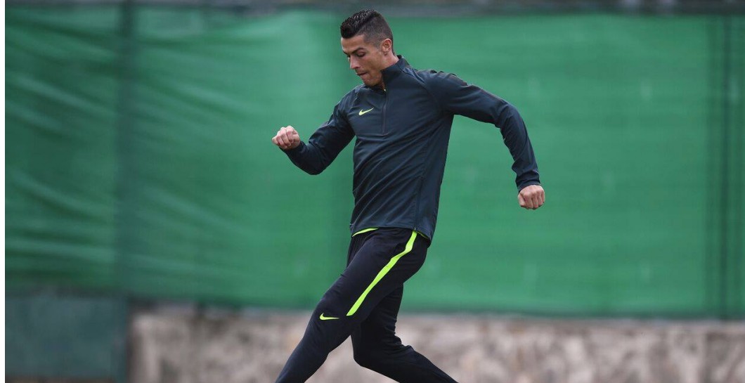 Cristiano Ronaldo en un acto de Nike