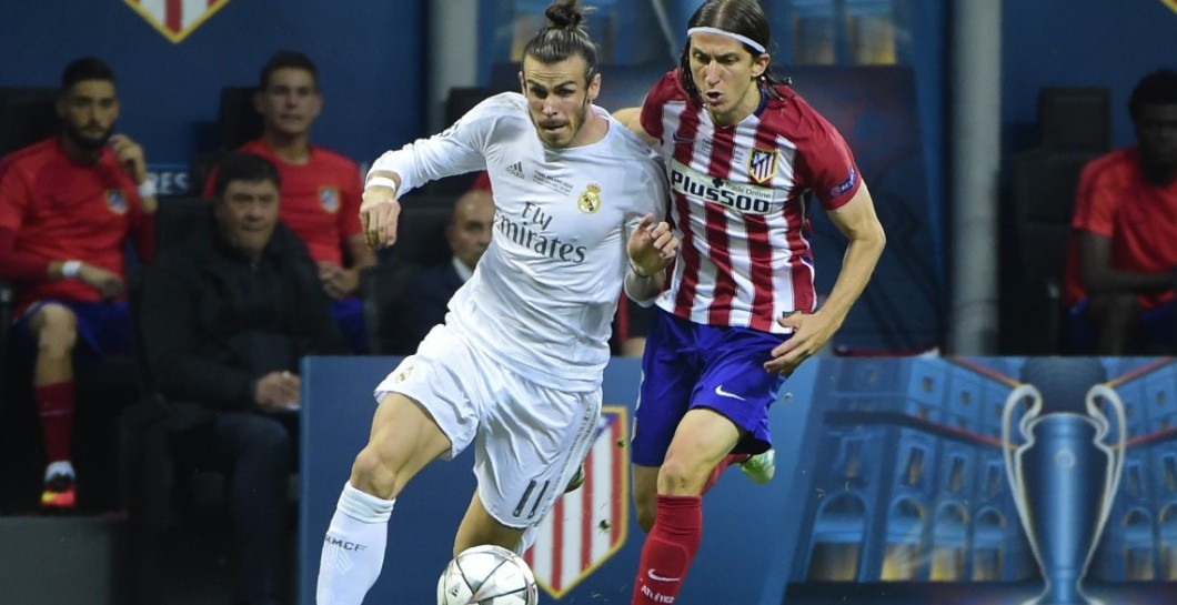 Bale y Filipe en la final de Champions