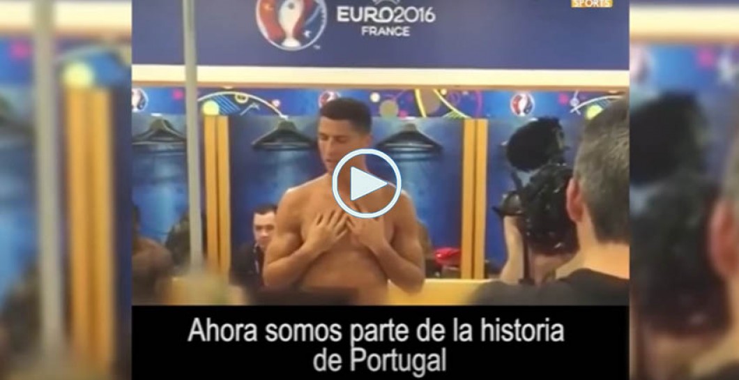 El emotivo discurso de Cristiano tras ganar la Eurocopa