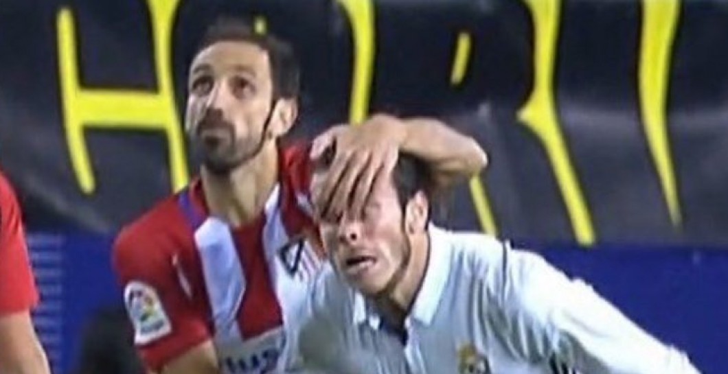La agresión de Juanfran a Gareth Bale