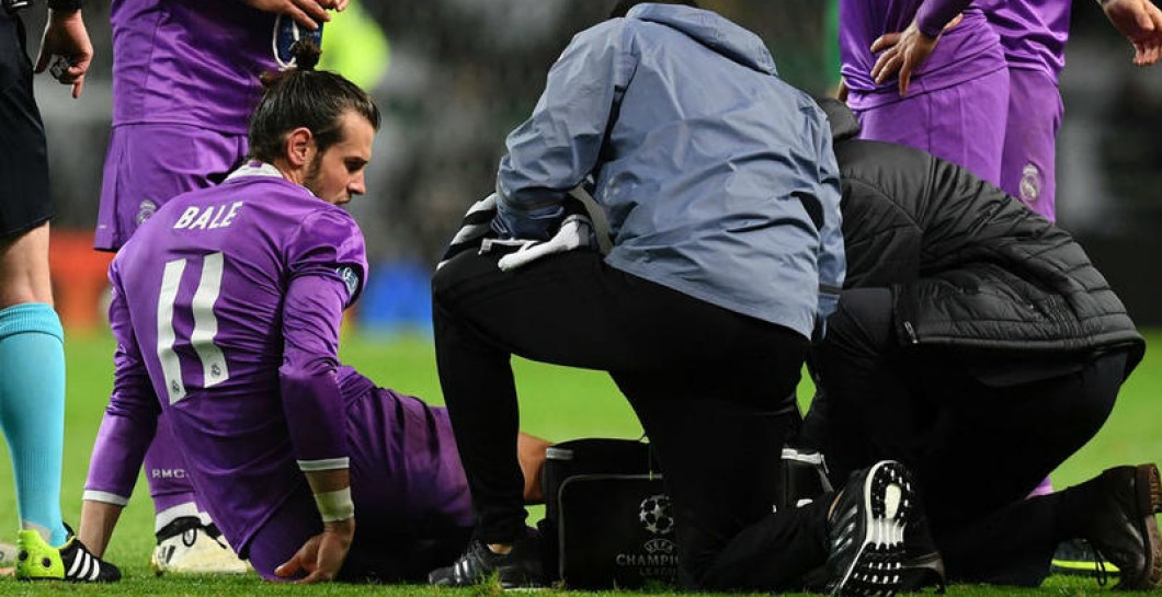 Bale lesionado contra el Sporting