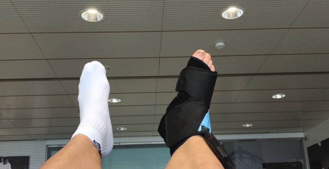 El tobillo de Bale tras su lesión