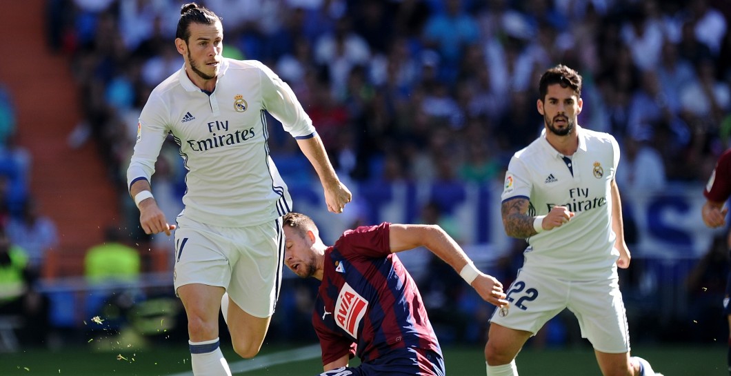 Bale durante el partido contra el Eibar