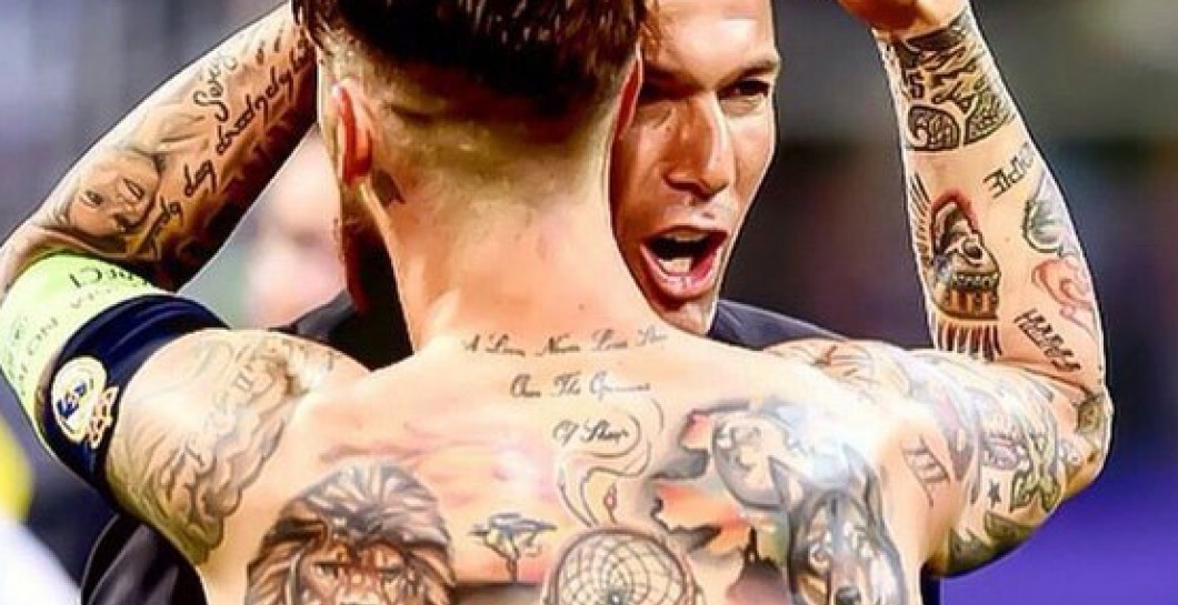 Sergio Ramos, tatuaje
