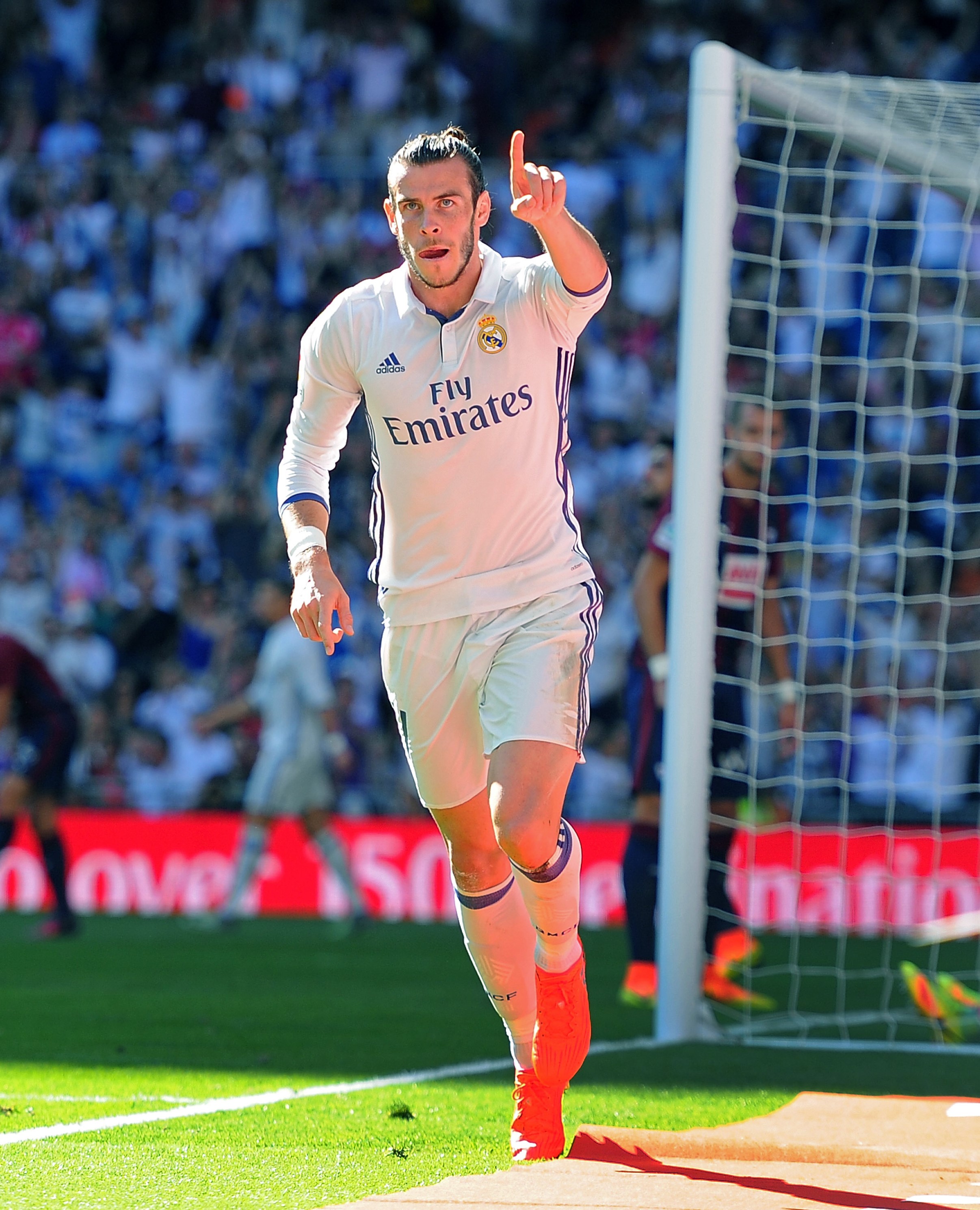 Bale celebra su gol ante el Eibar